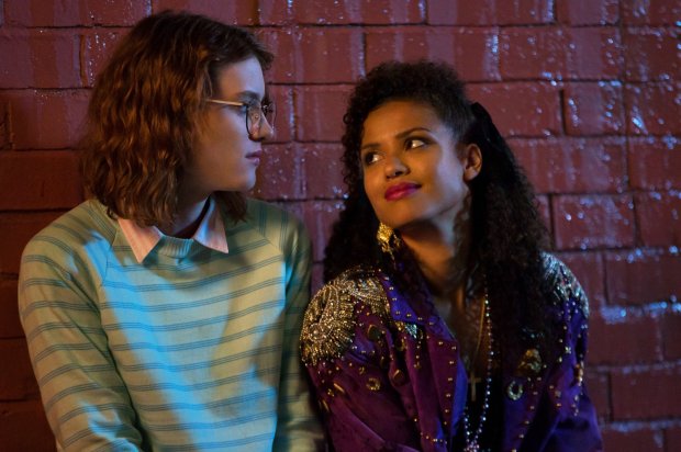 Black Mirror - San Junipero. Yorkie and Kelly. Photo: David Dettman-Netflix